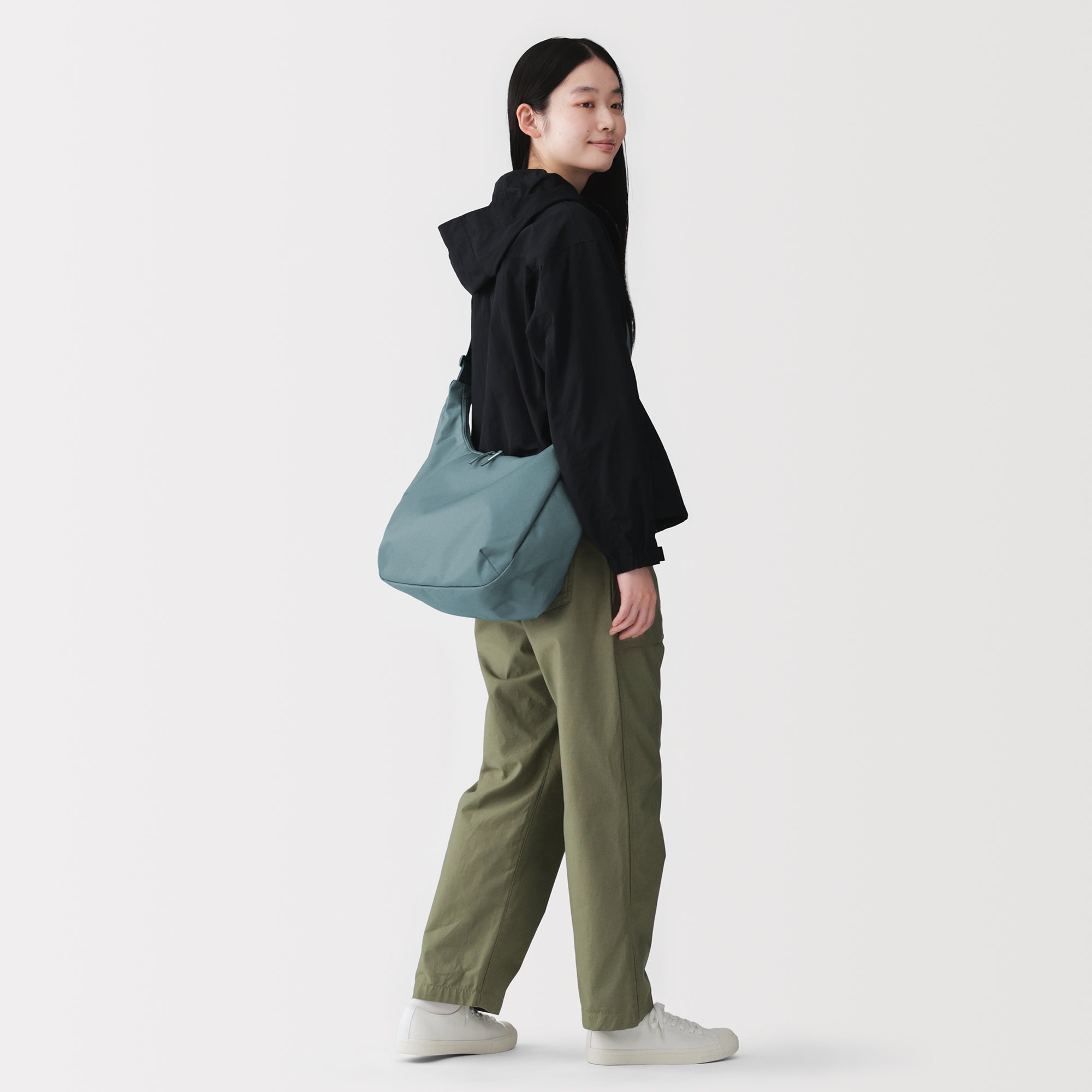 Water Repellent 2-Way Shoulder Bag