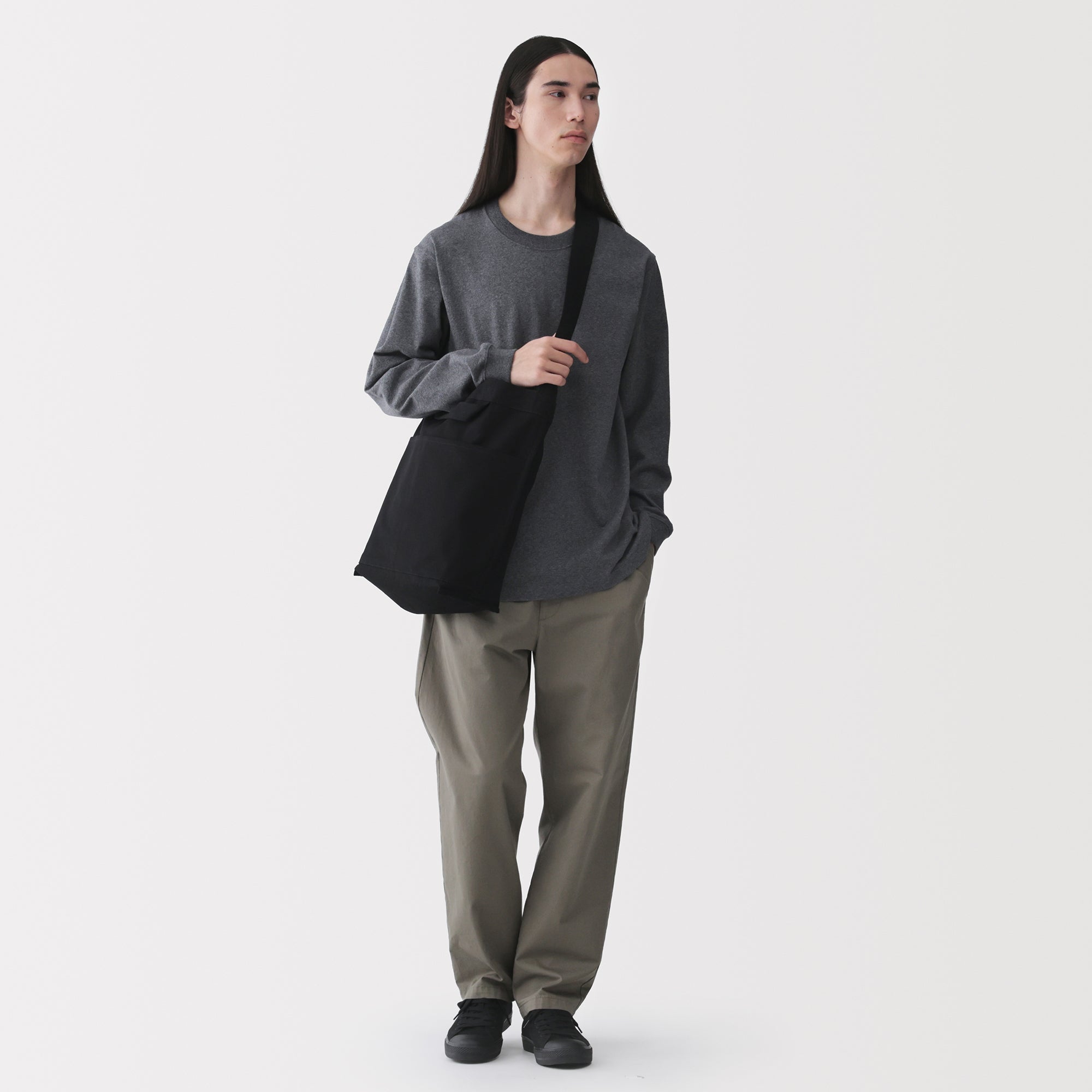 Canvas Shoulder Tote Bag