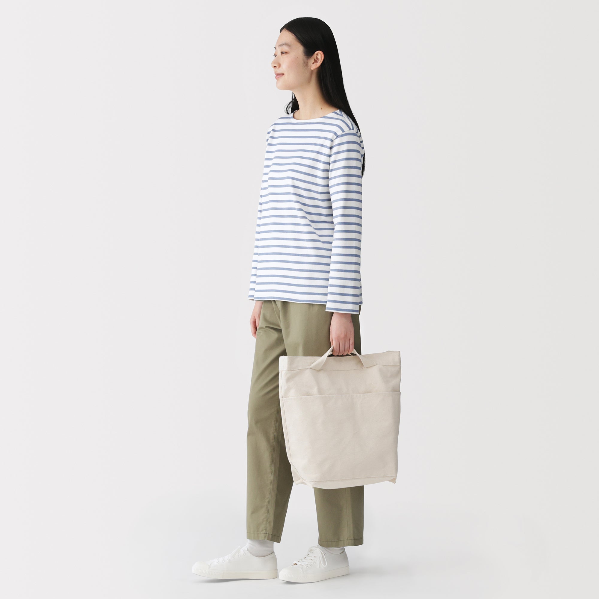 Canvas Shoulder Tote Bag
