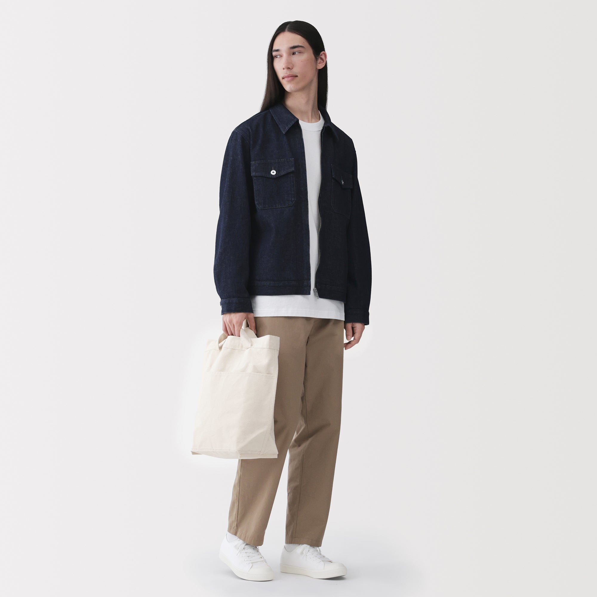 Canvas Shoulder Tote Bag