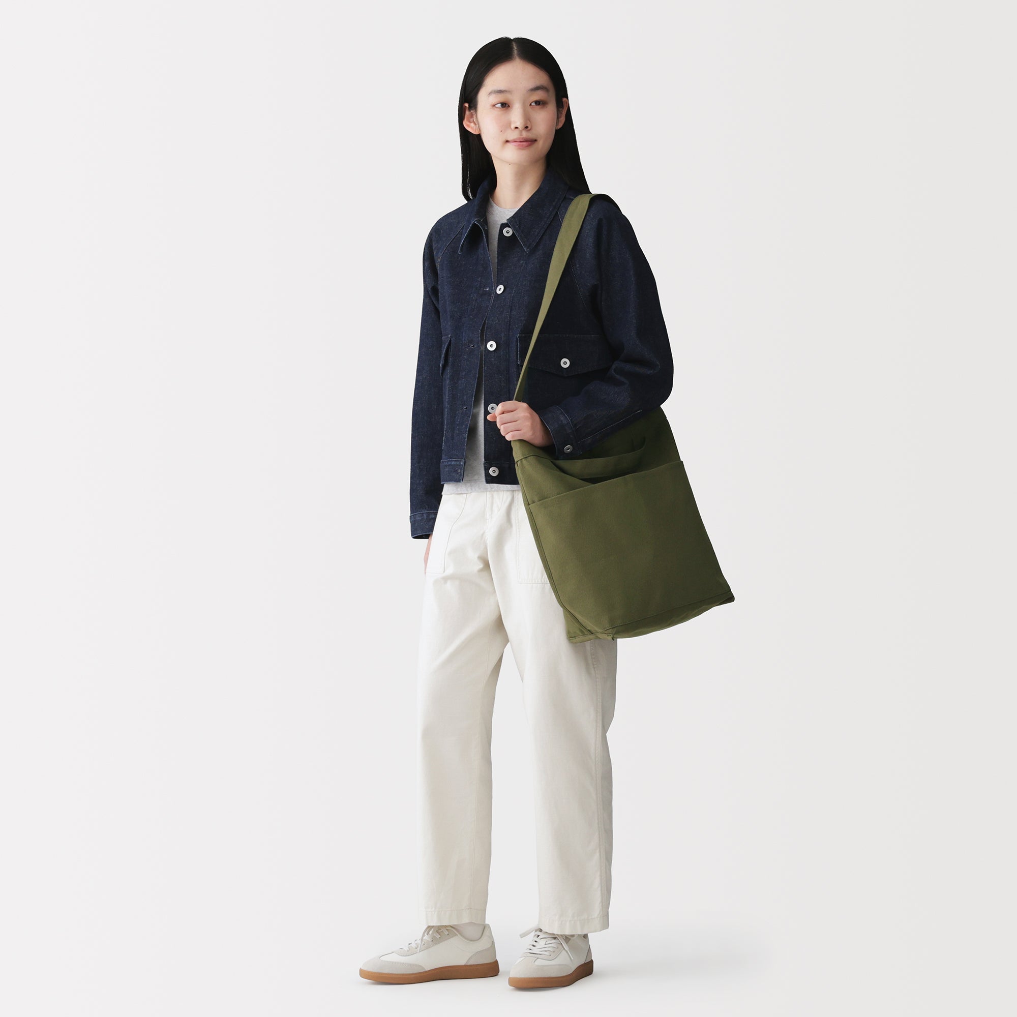 Canvas Shoulder Tote Bag