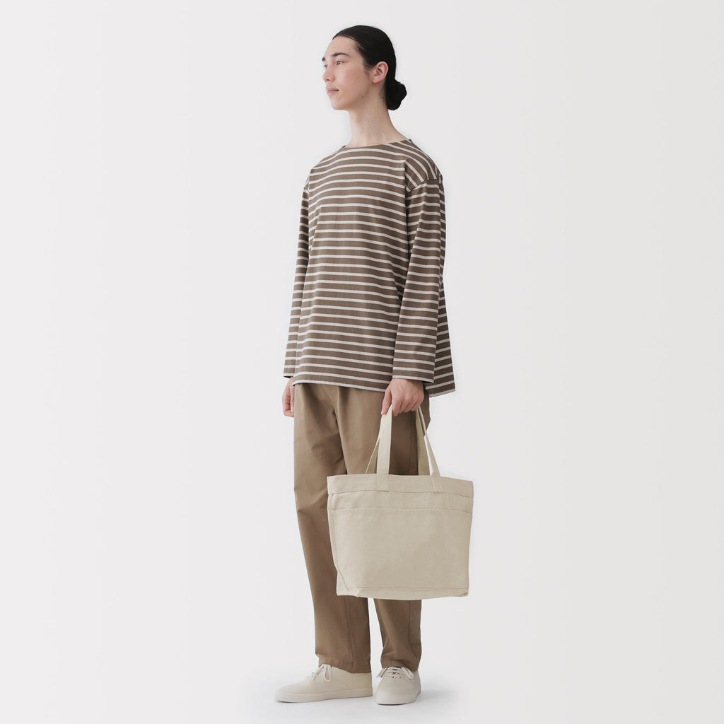 Canvas Wide Tote Bag