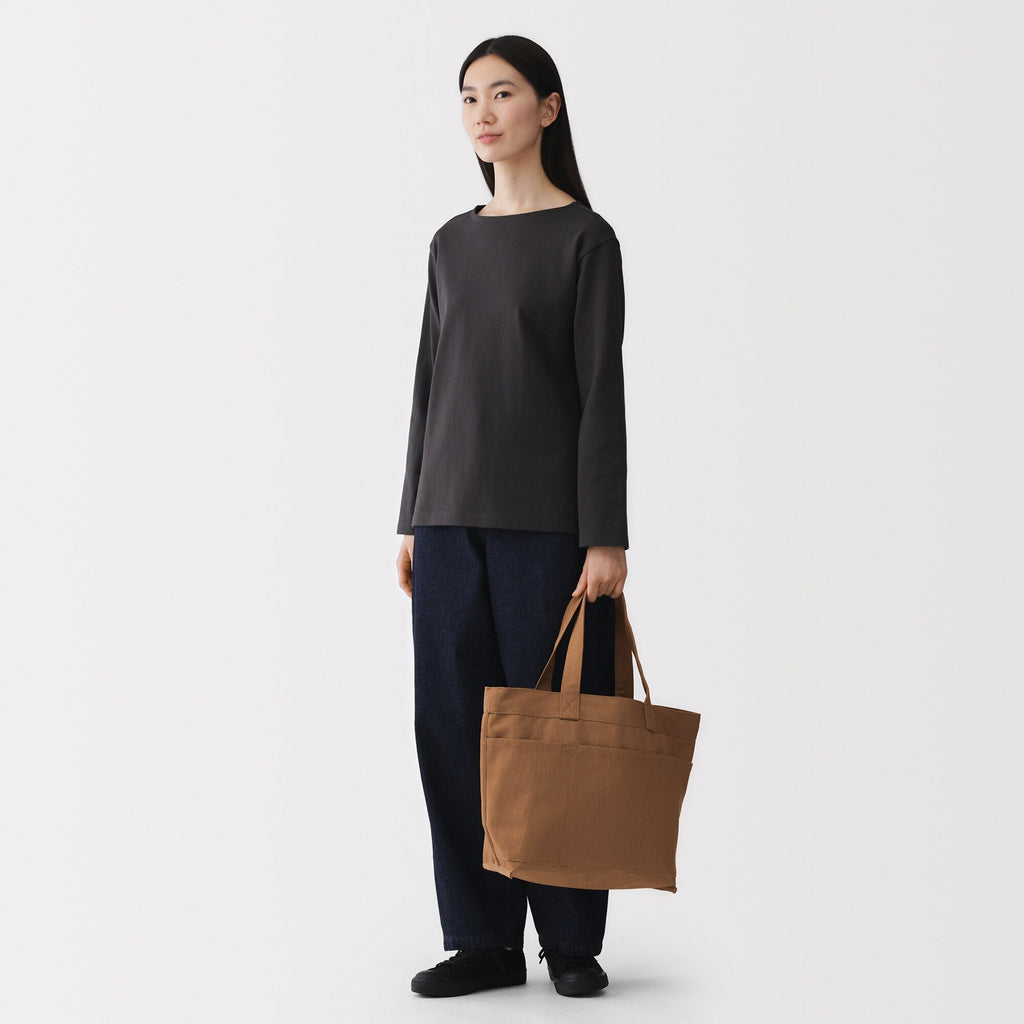 Canvas Wide Tote Bag