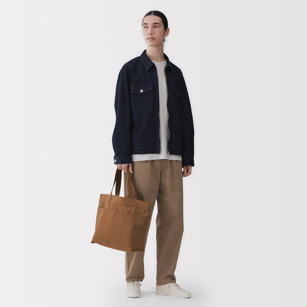 Canvas Wide Tote Bag