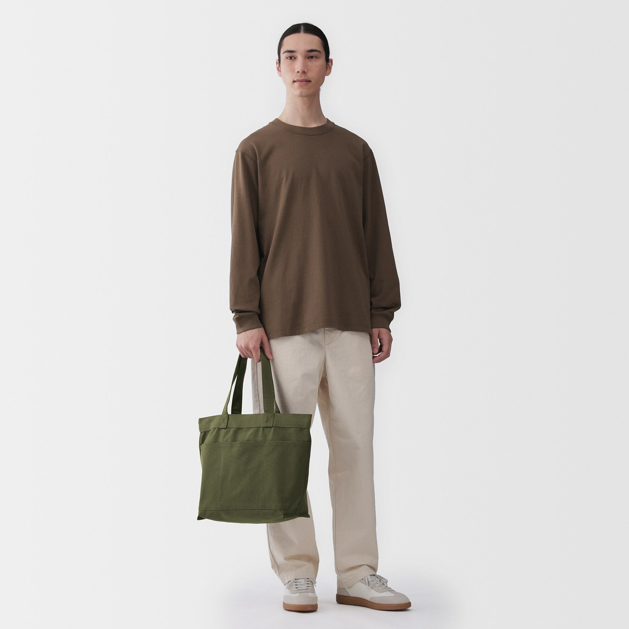 Canvas Wide Tote Bag
