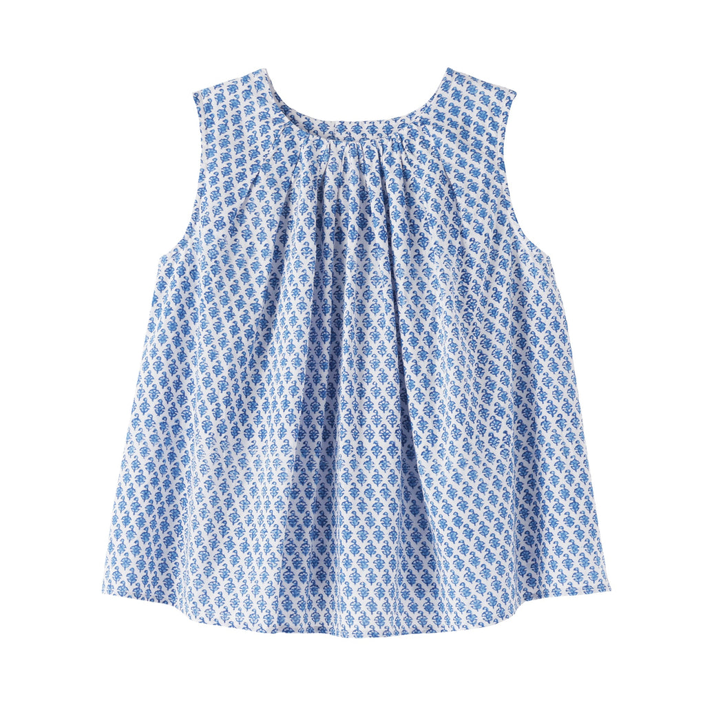 Block Print Sleeveless Blouse
