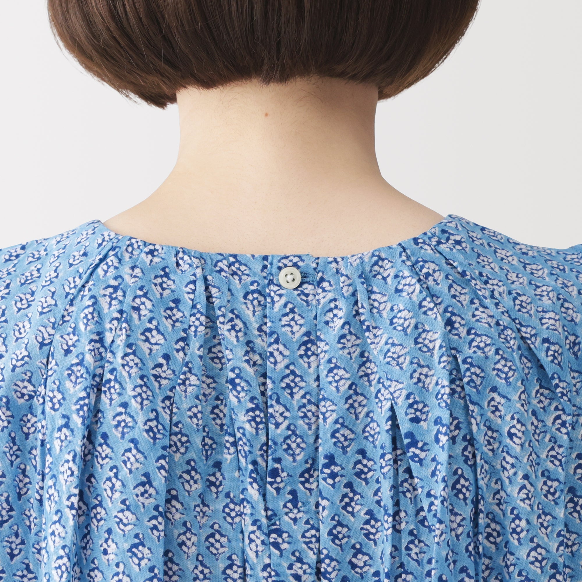 Block Print Sleeveless Blouse