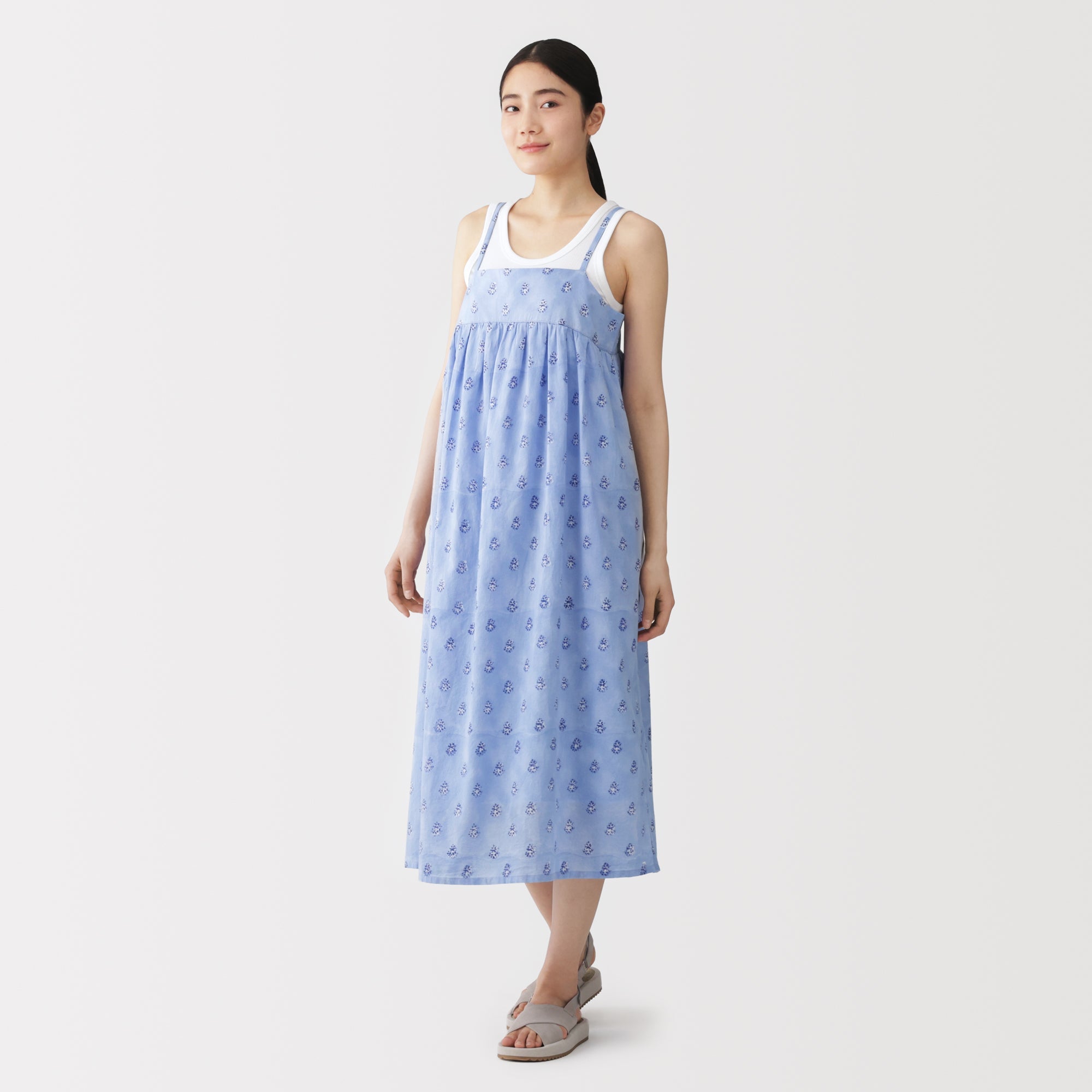 Block Print Cami Dress