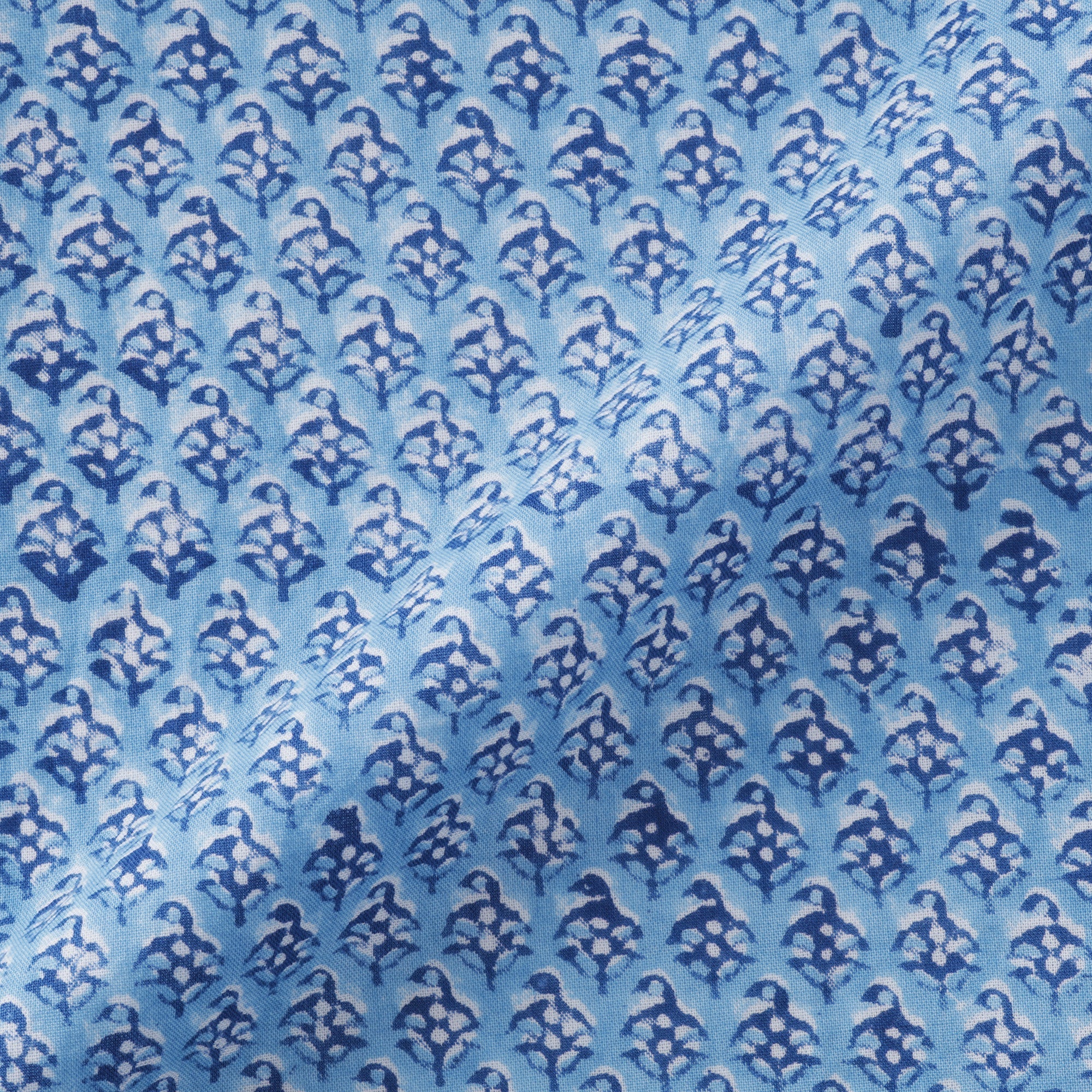 Block Print Gathered Skirt