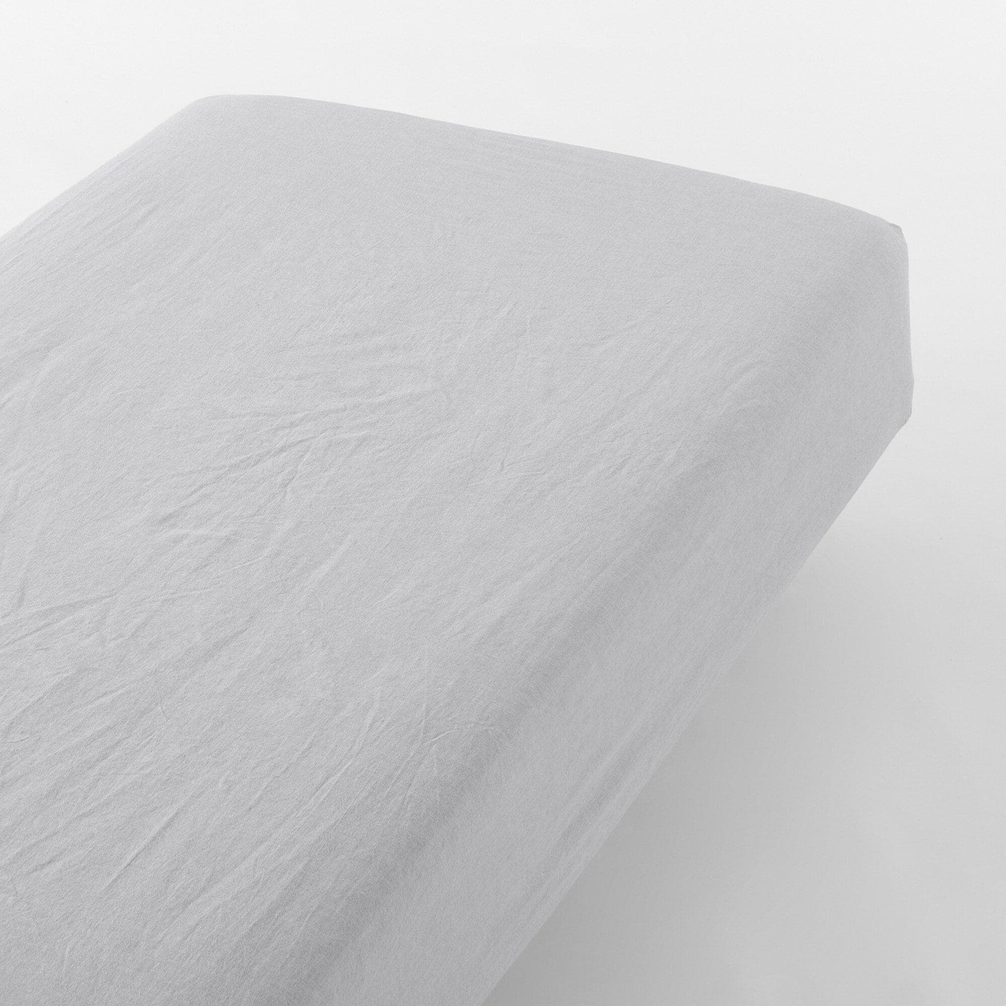 Washed Cotton Fitted Sheet