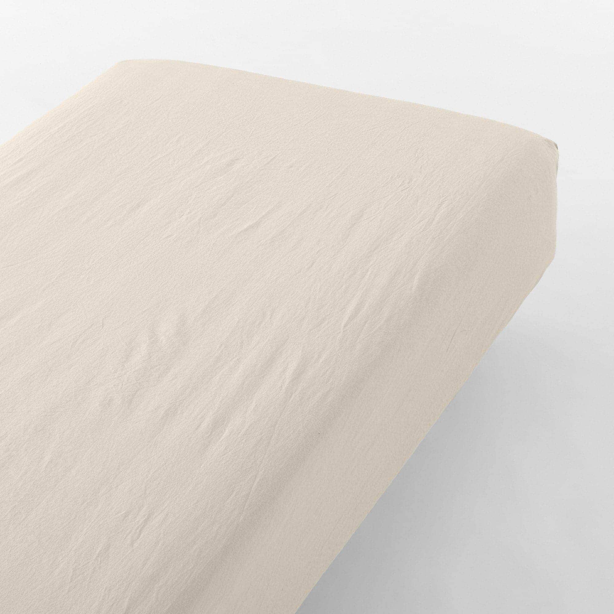 Washed Cotton Fitted Sheet
