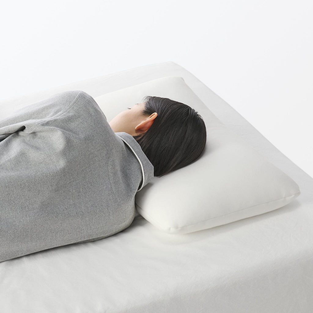 Washable Cover Plump Low Pillow W15.7 x L23.6