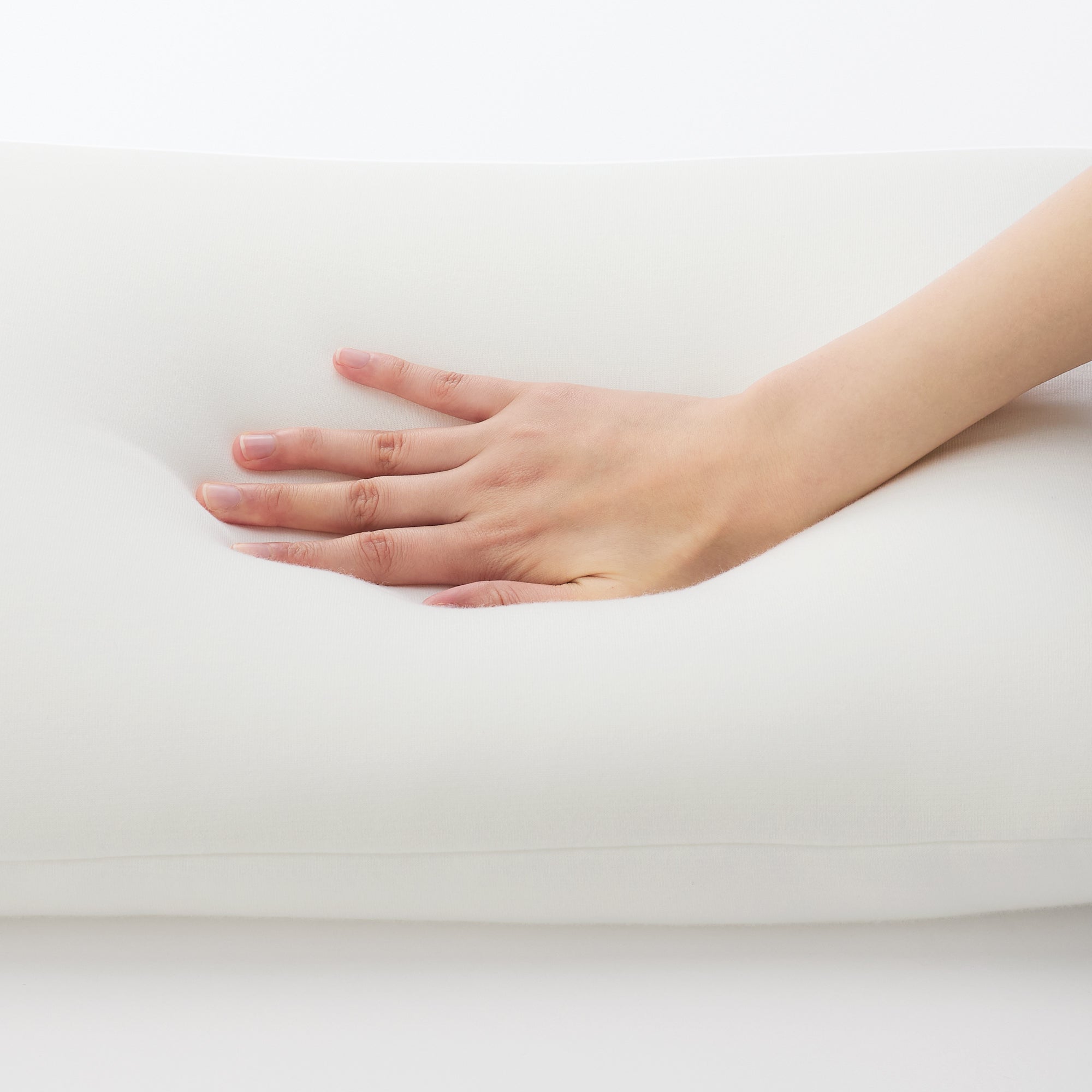 Washable Cover Plump Low Pillow W15.7 x L23.6