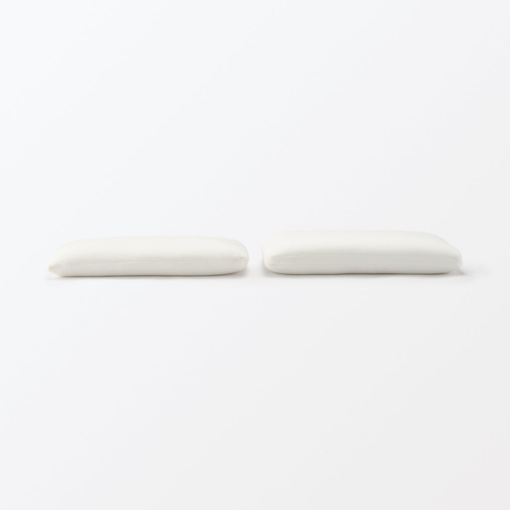 Washable Cover Plump Low Pillow W16.5 x L26.4