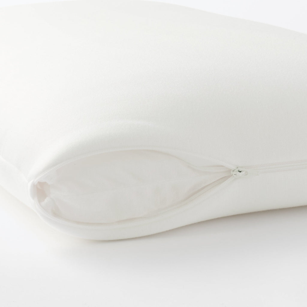 Washable Cover Plump Low Pillow W16.5 x L26.4