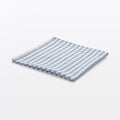 Indian Cotton Napkin - Off-white x Blue