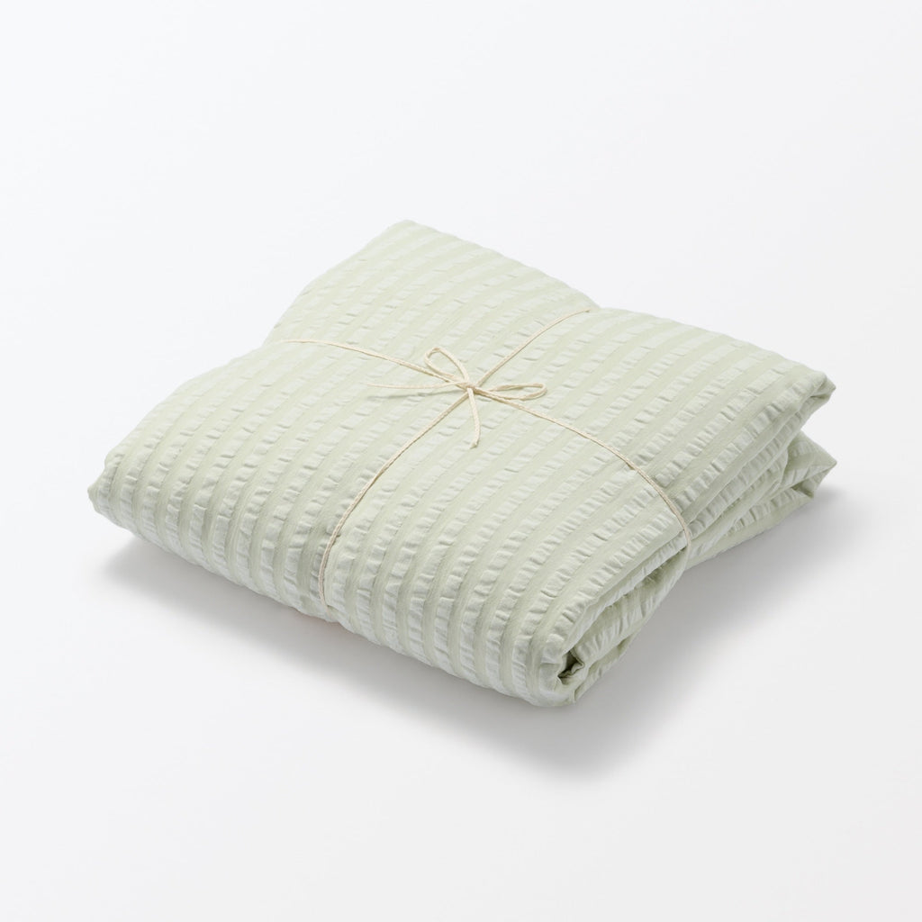 Cotton Seersucker Duvet Cover