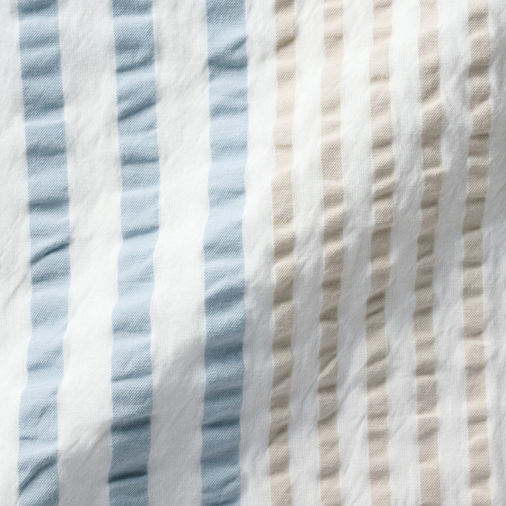 Cotton Seersucker Duvet Cover