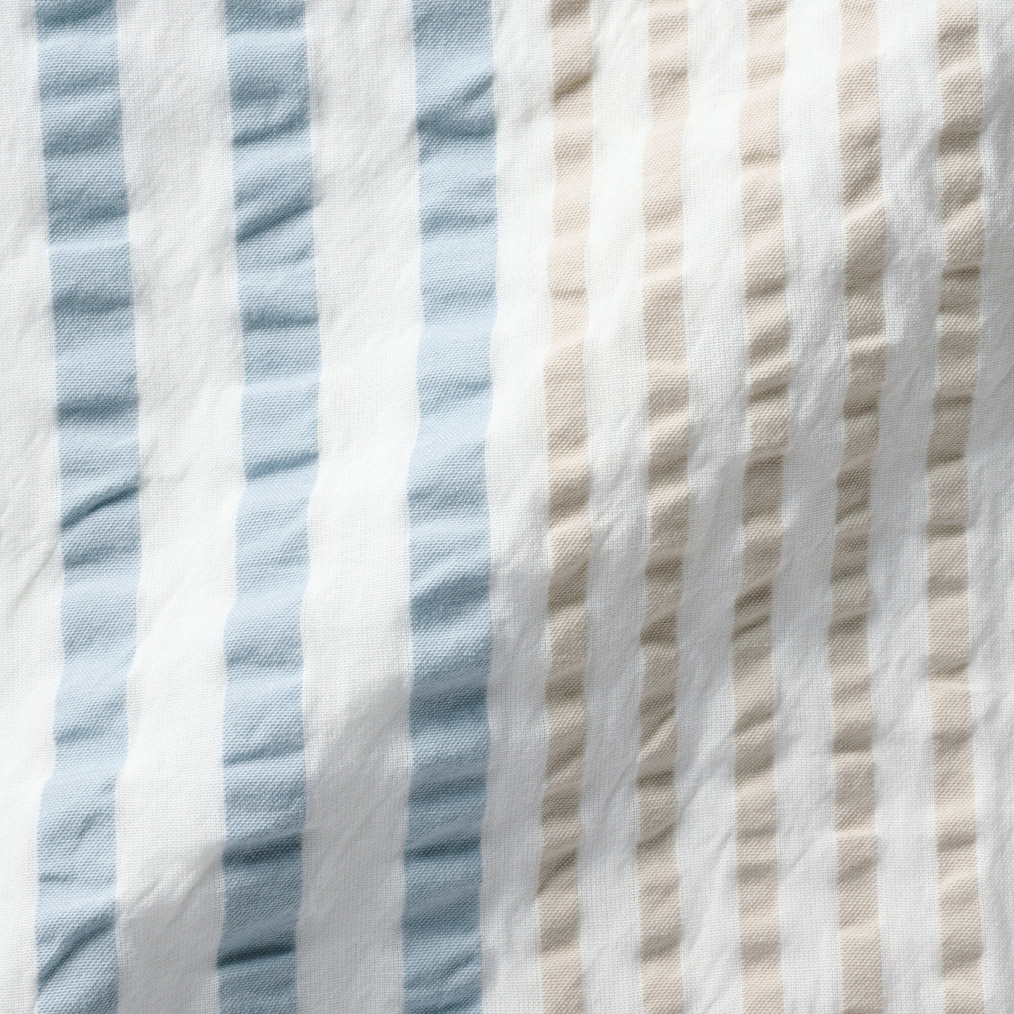 Cotton Seersucker Duvet Cover