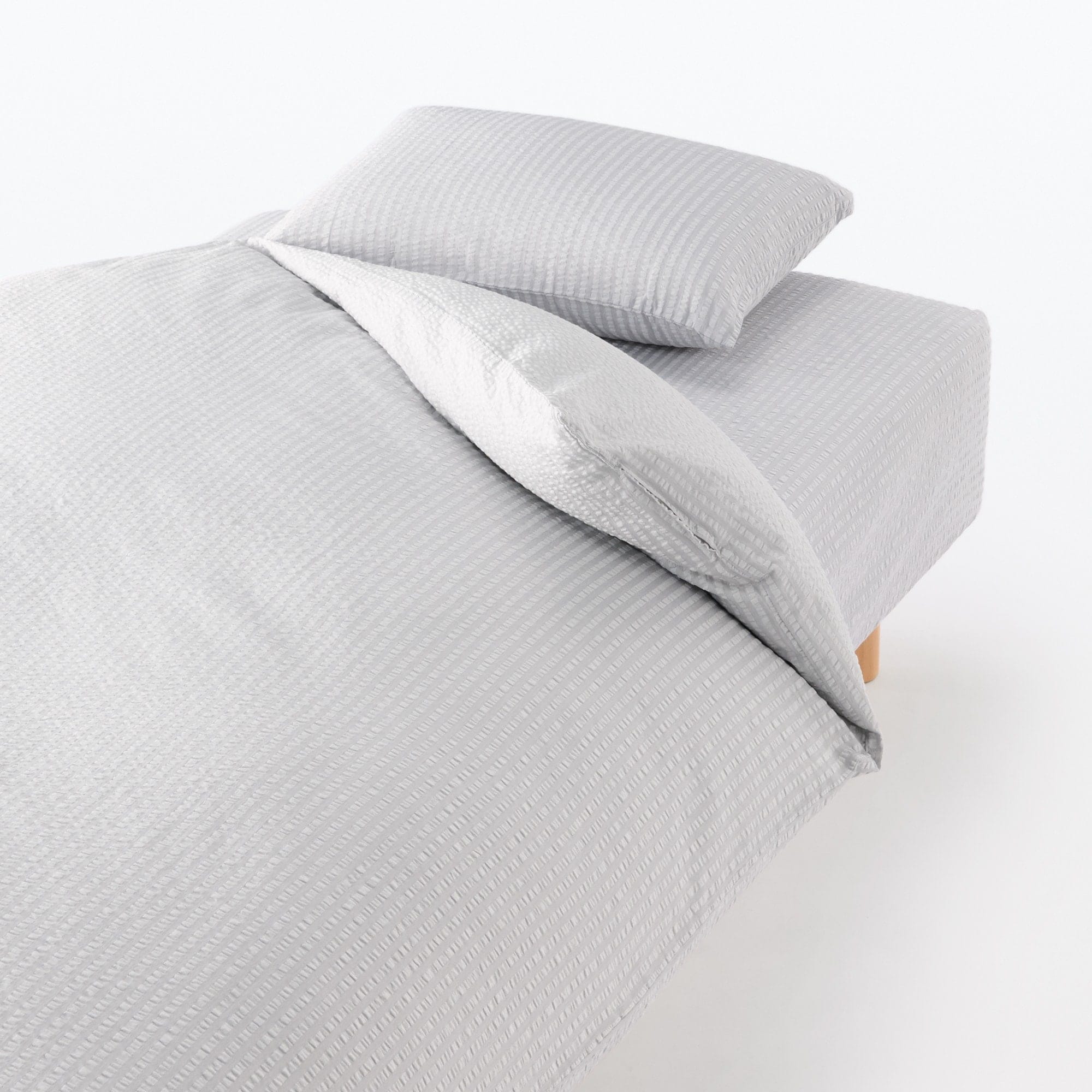 Cotton Seersucker Fitted Sheet