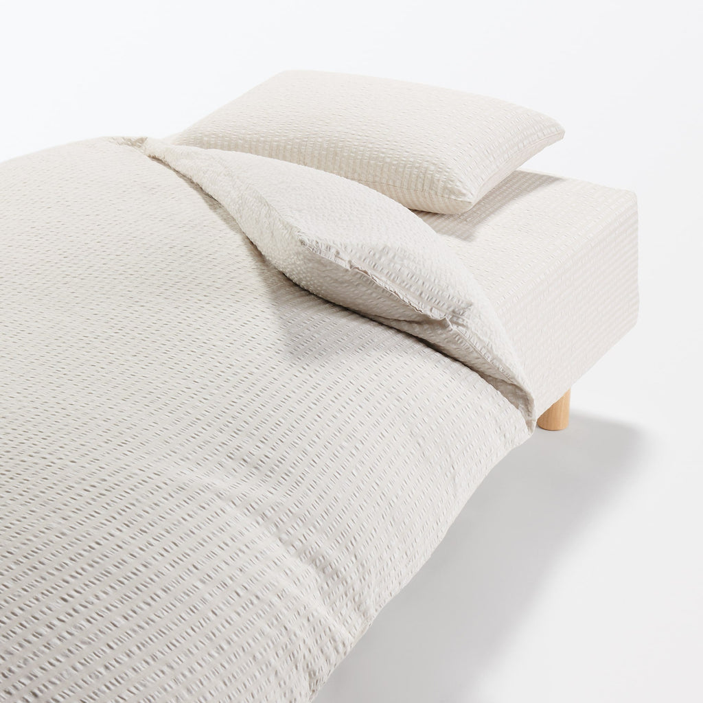 Cotton Seersucker Fitted Sheet
