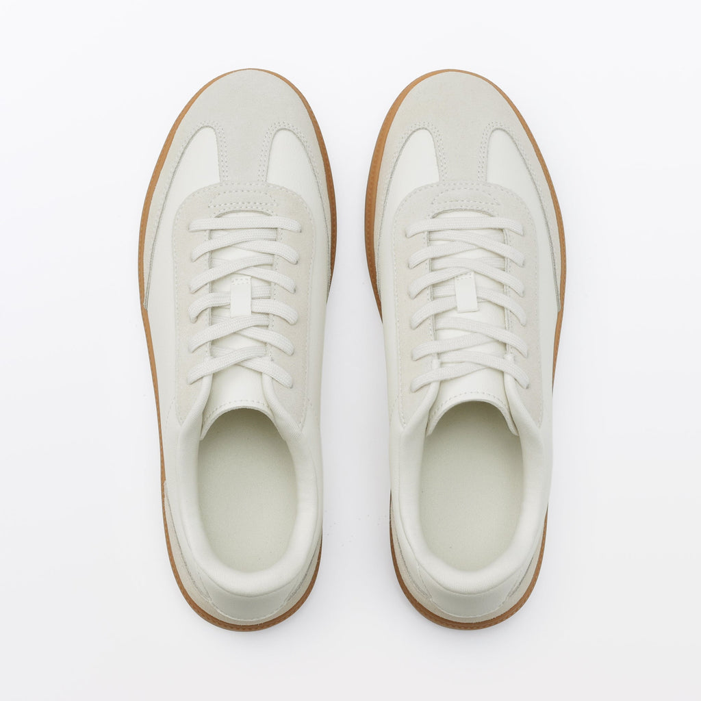 Soft Insole Combination Sneakers - Off White