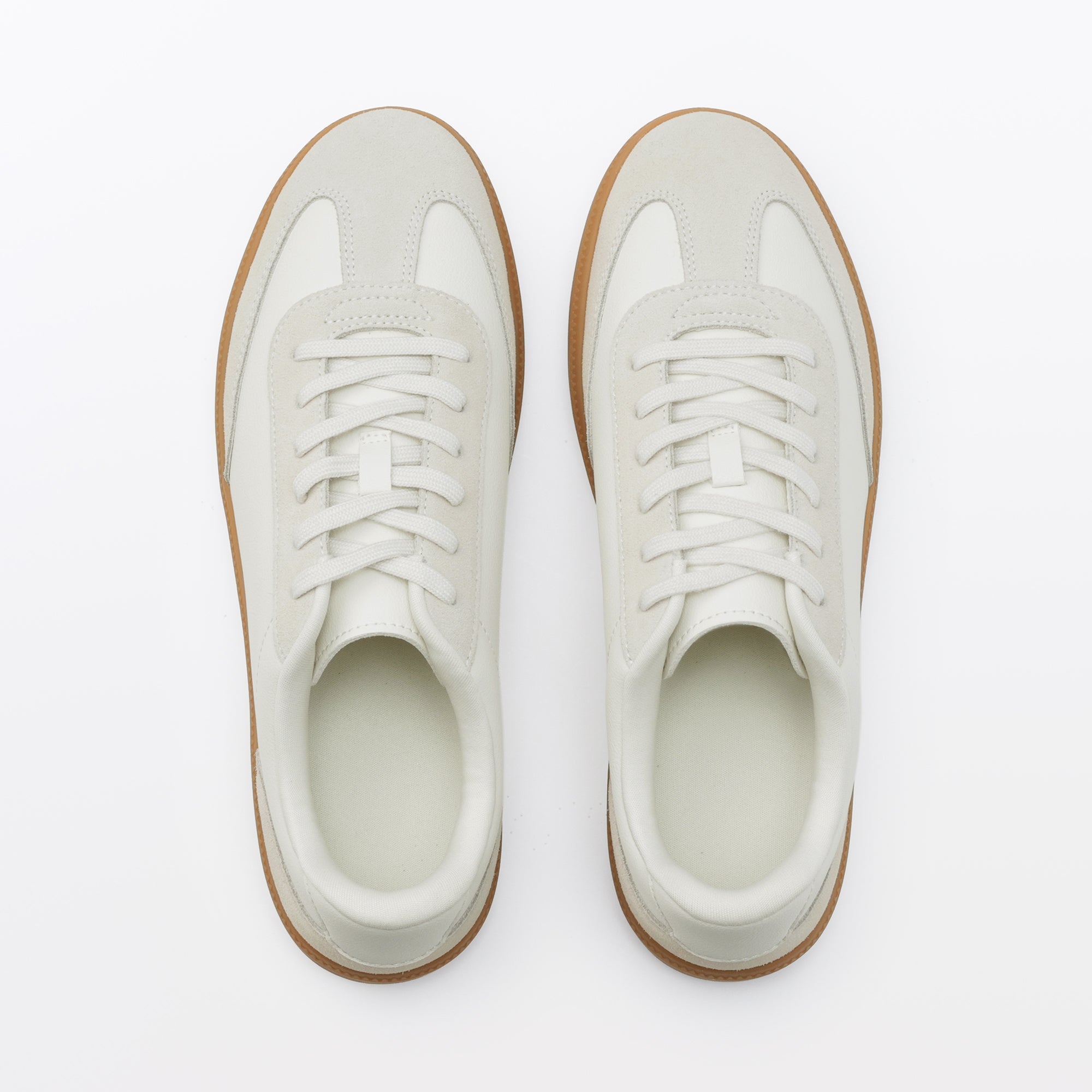 Soft Insole Combination Sneakers - Off White