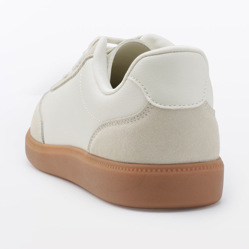 Soft Insole Combination Sneakers - Off White