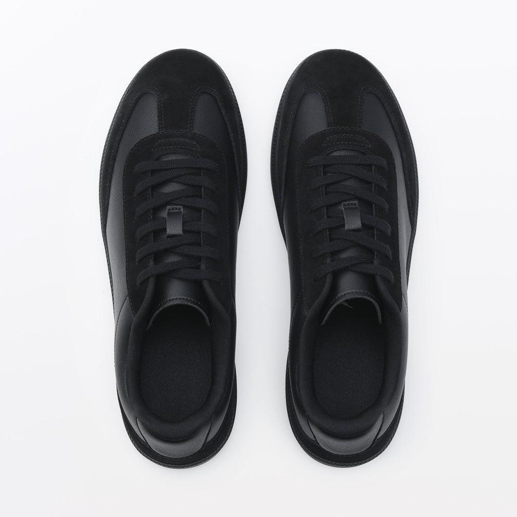 Soft Insole Combination Sneakers - Black