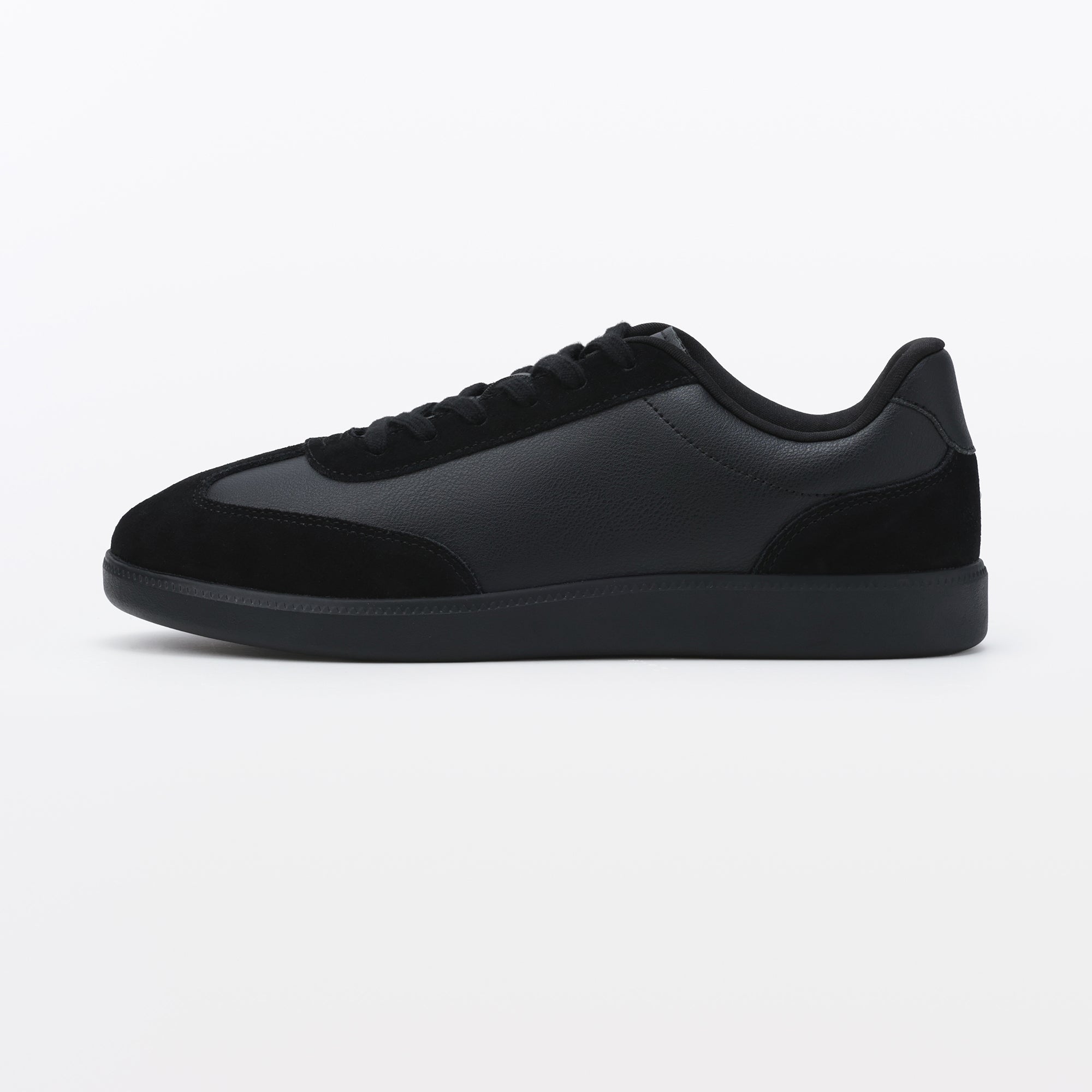 Soft Insole Combination Sneakers - Black