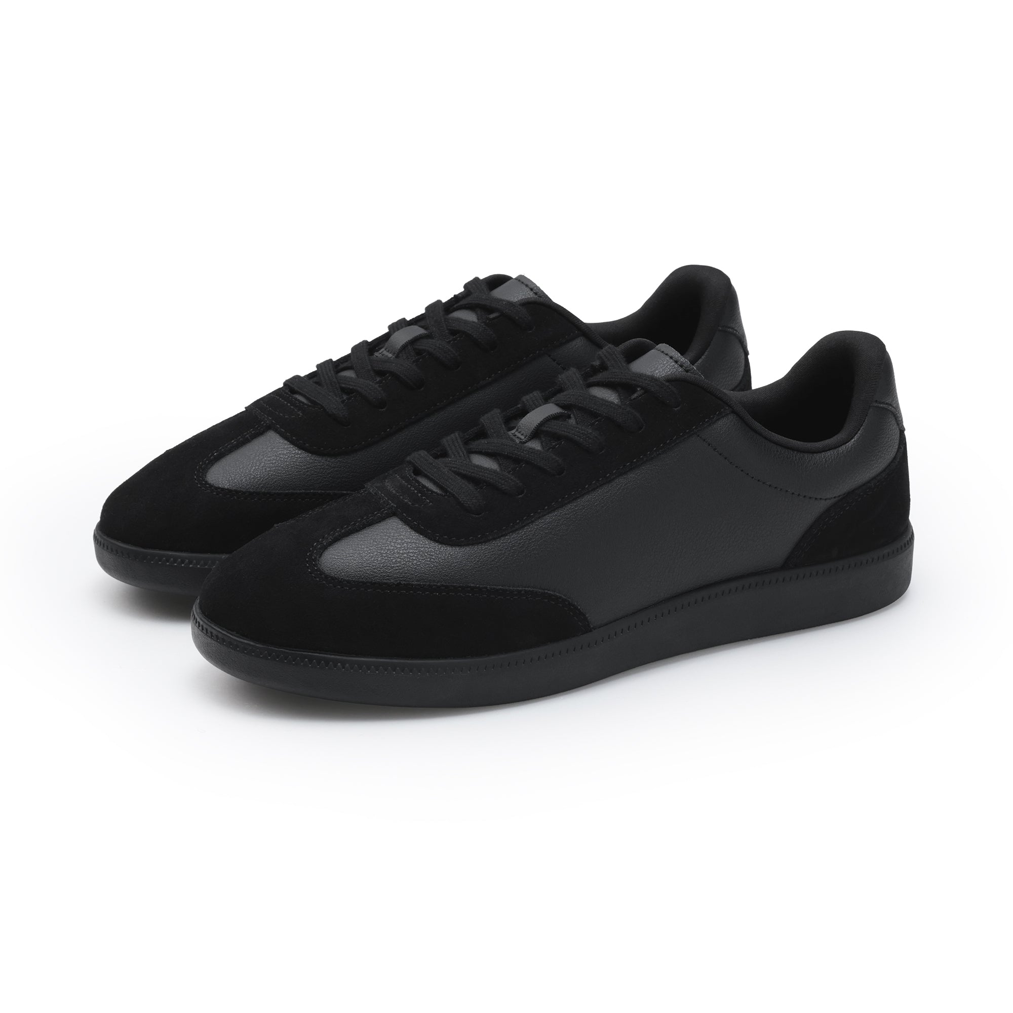 Soft Insole Combination Sneakers - Black