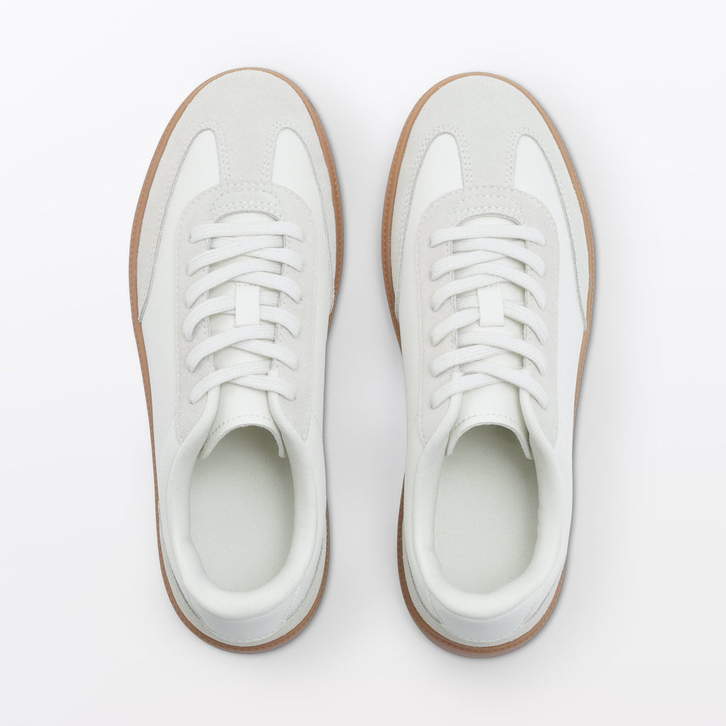 Soft Insole Combination Sneakers - Off White