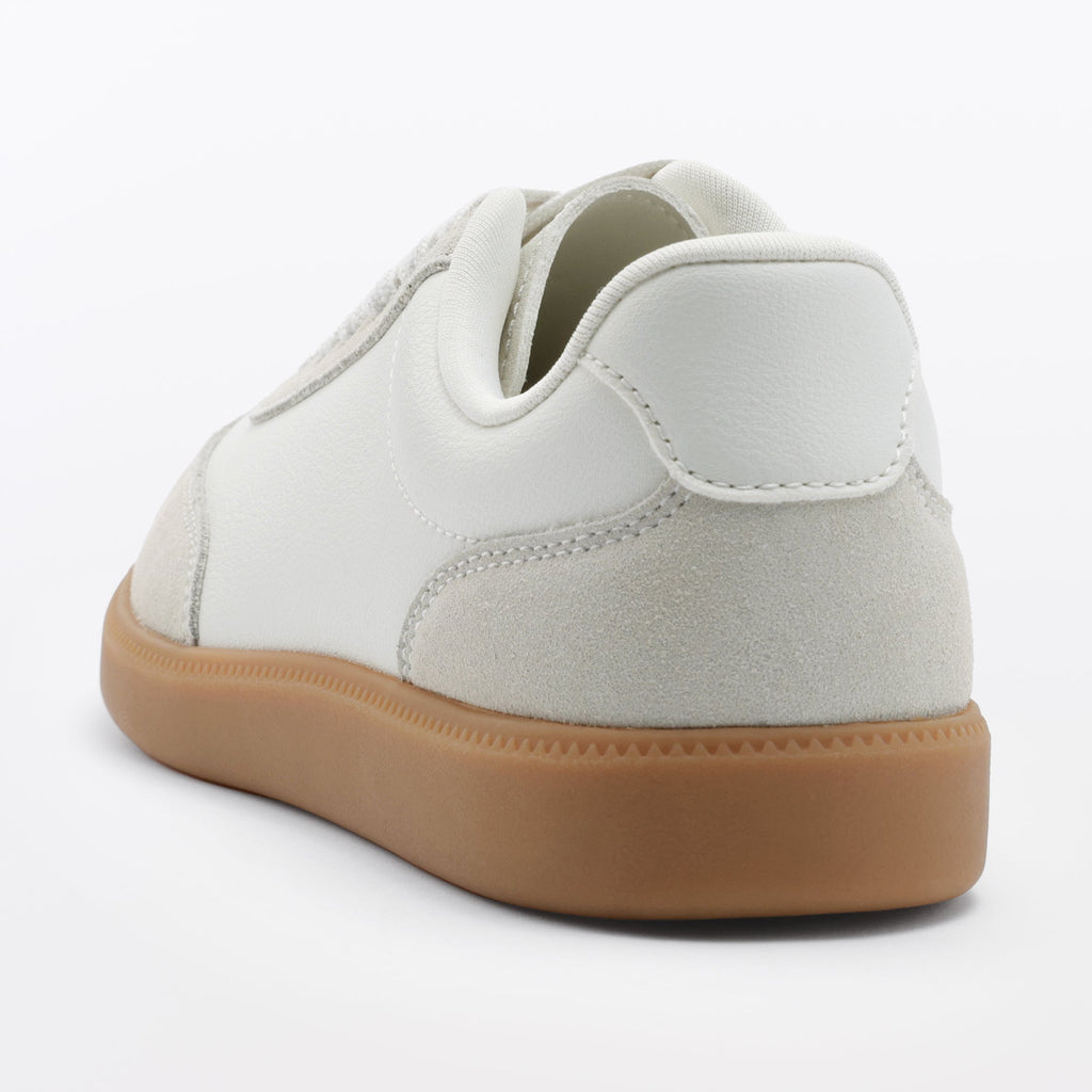 Soft Insole Combination Sneakers - Off White