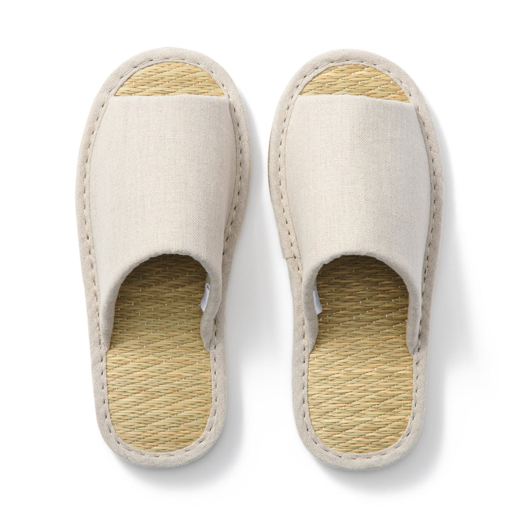 Igusa Open Toe Slippers