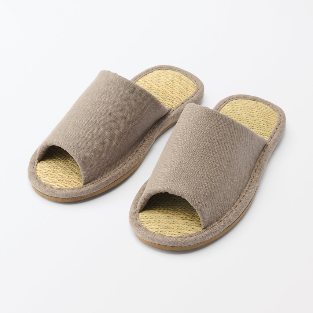 Igusa Open Toe Slippers