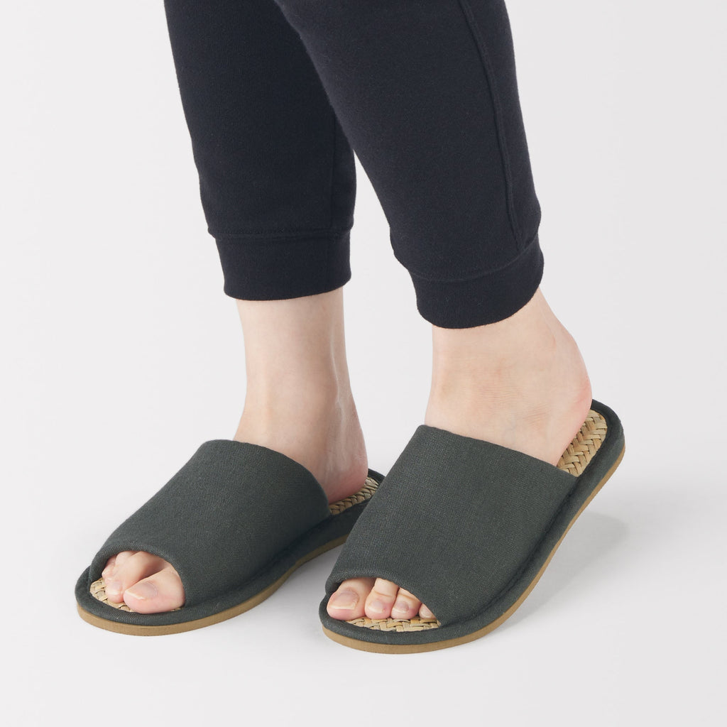 Malay Grass Open Toe Slippers