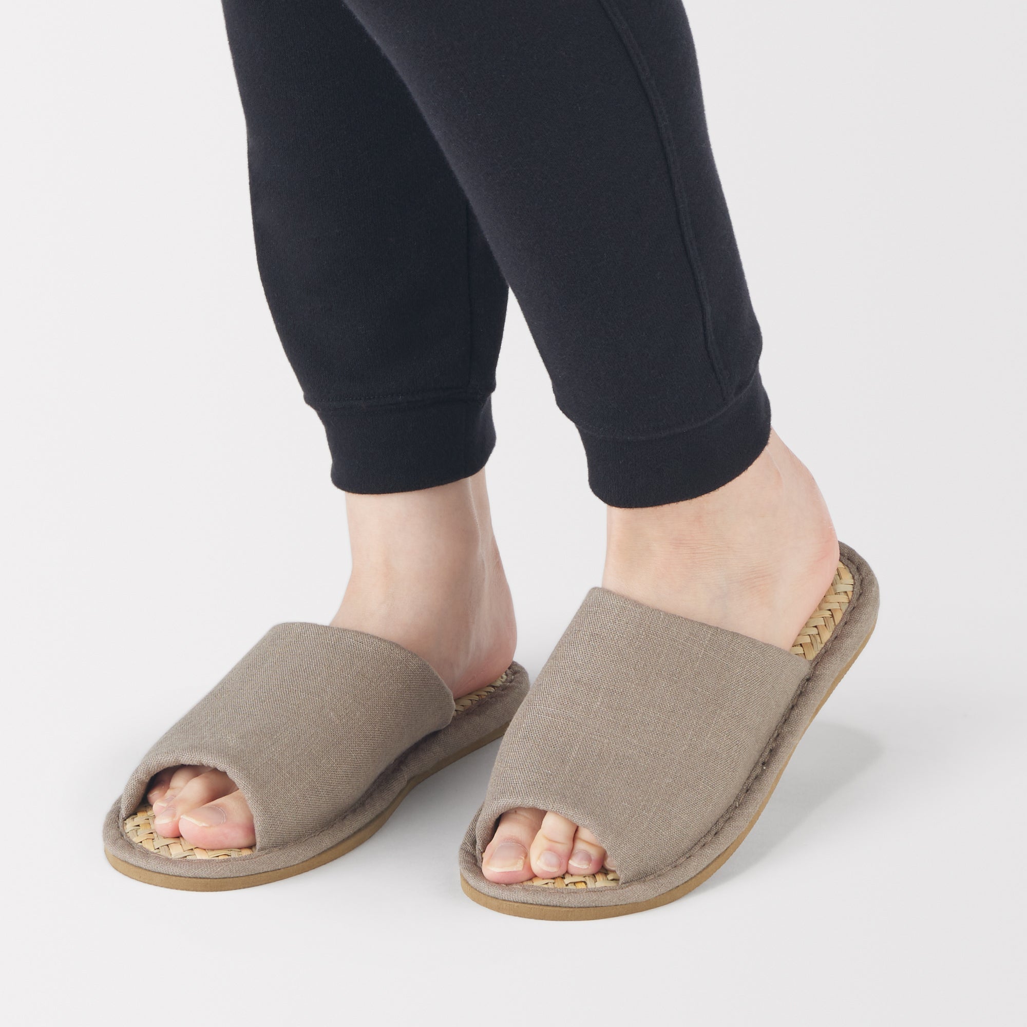 Malay Grass Open Toe Slippers