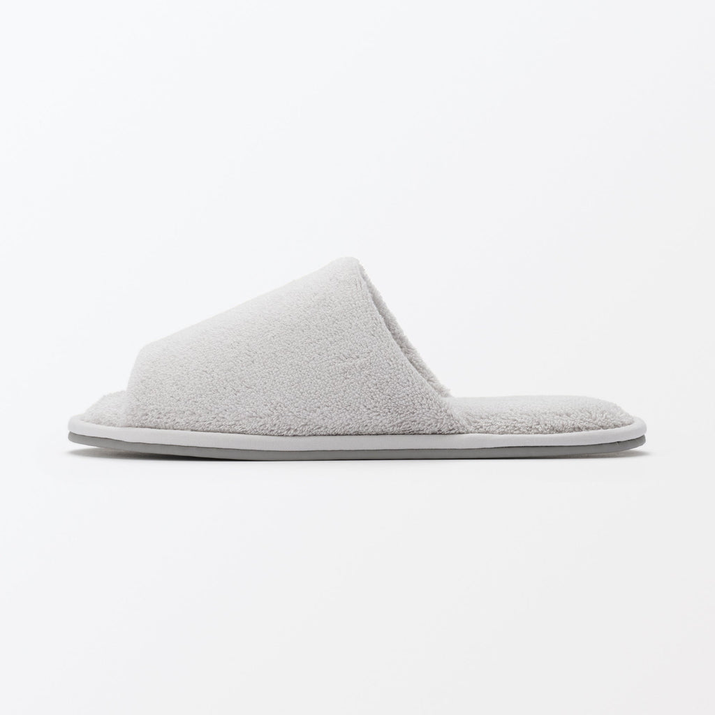 Cotton Pile Open Toe Slippers