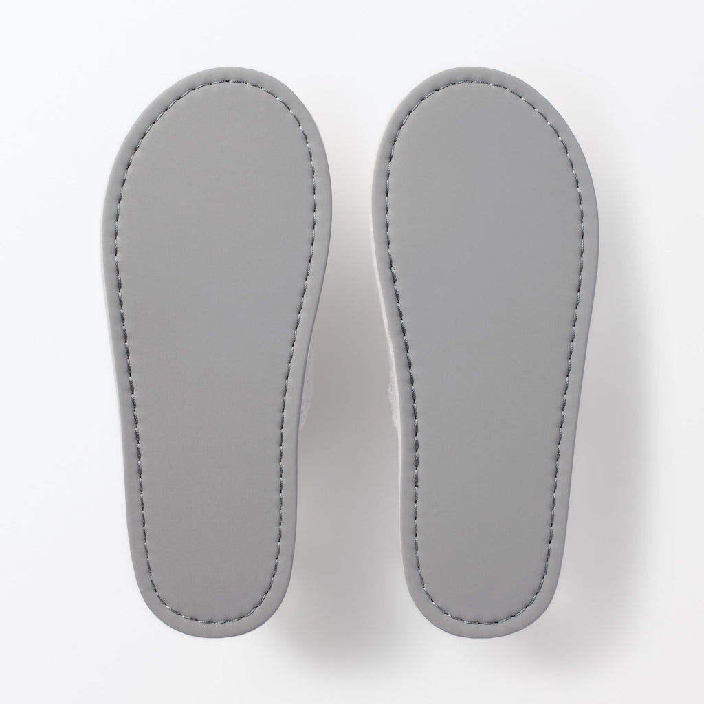 Cotton Pile Open Toe Slippers