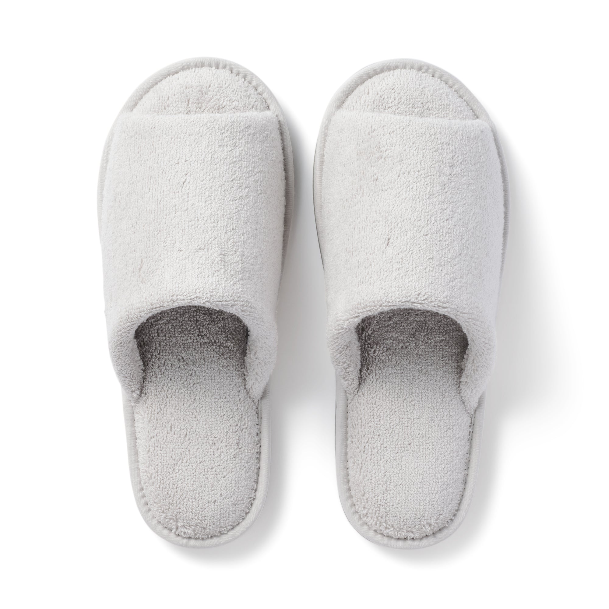 Cotton Pile Open Toe Slippers