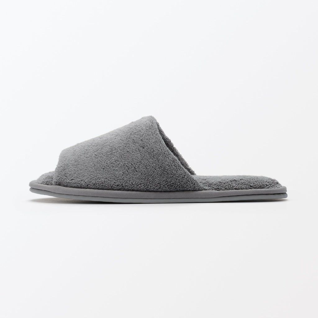 Cotton Pile Open Toe Slippers