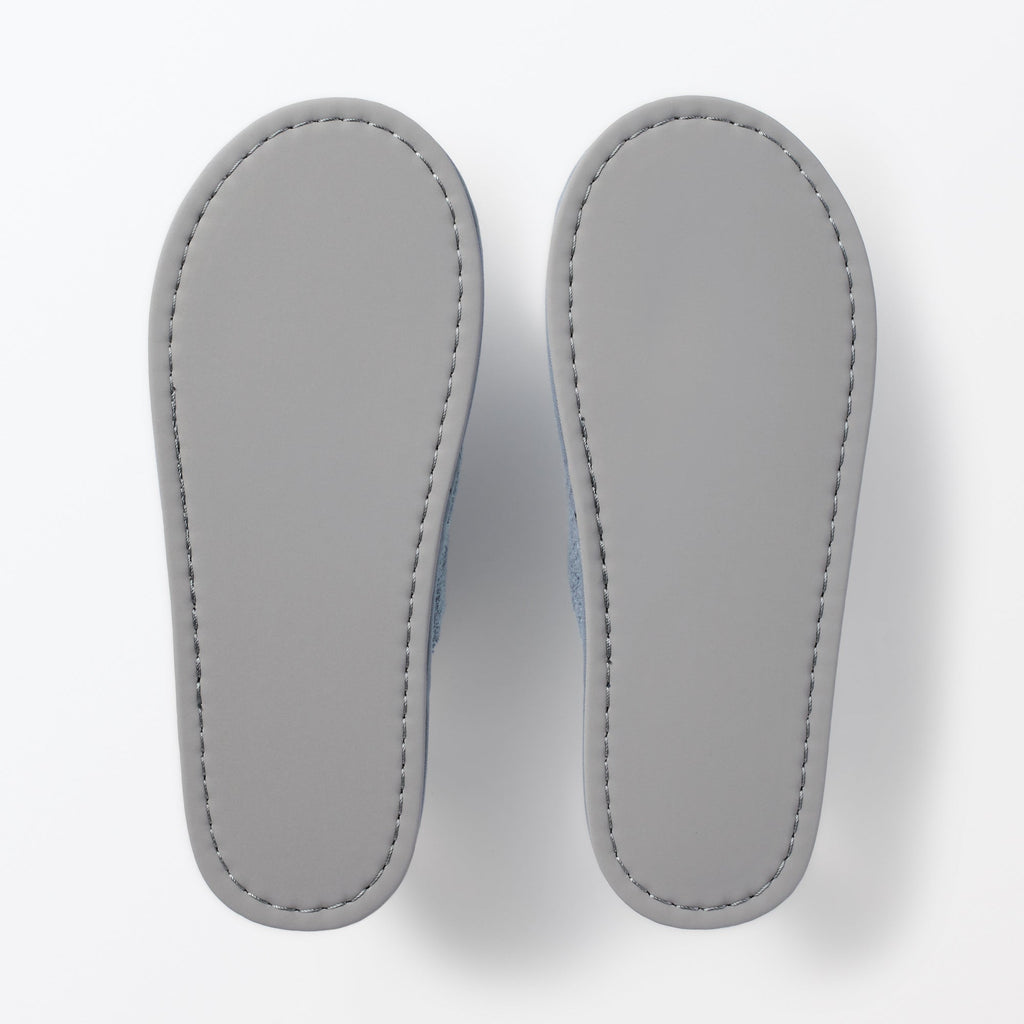 Cotton Pile Open Toe Slippers