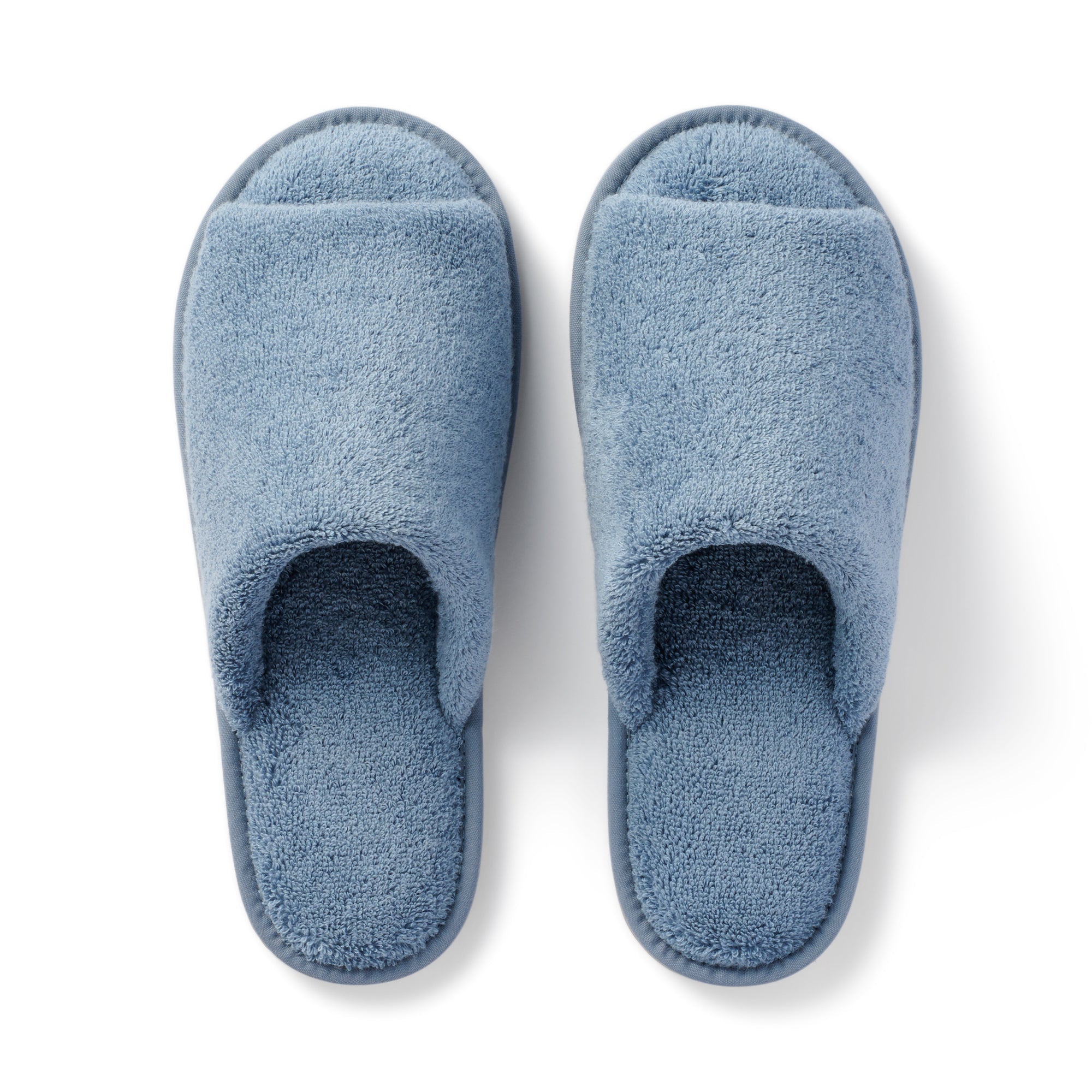 Cotton Pile Open Toe Slippers