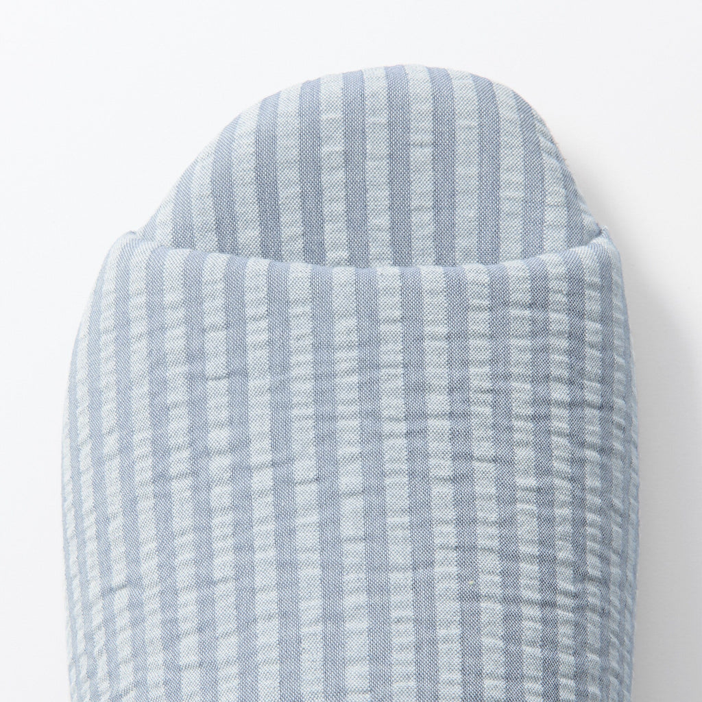 Cotton Seersucker Soft Slippers