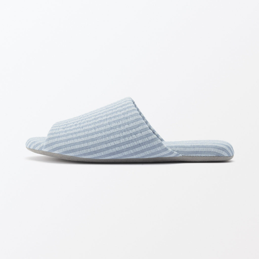 Cotton Seersucker Soft Slippers