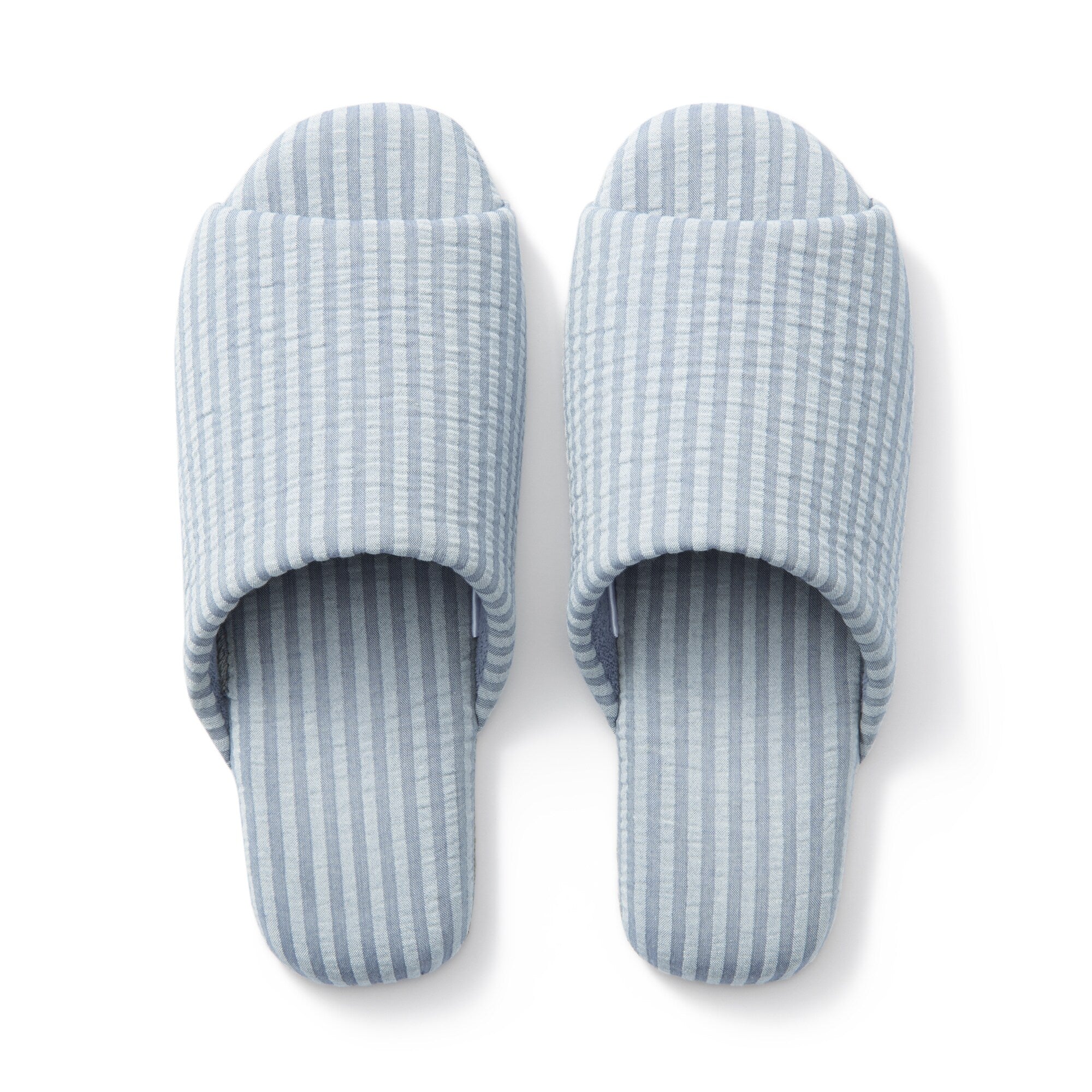 Cotton Seersucker Soft Slippers