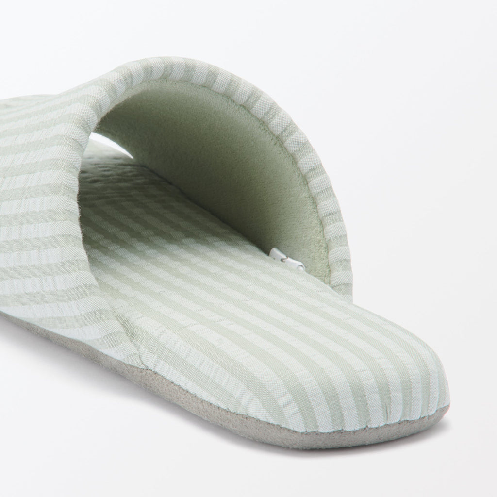 Cotton Seersucker Soft Slippers