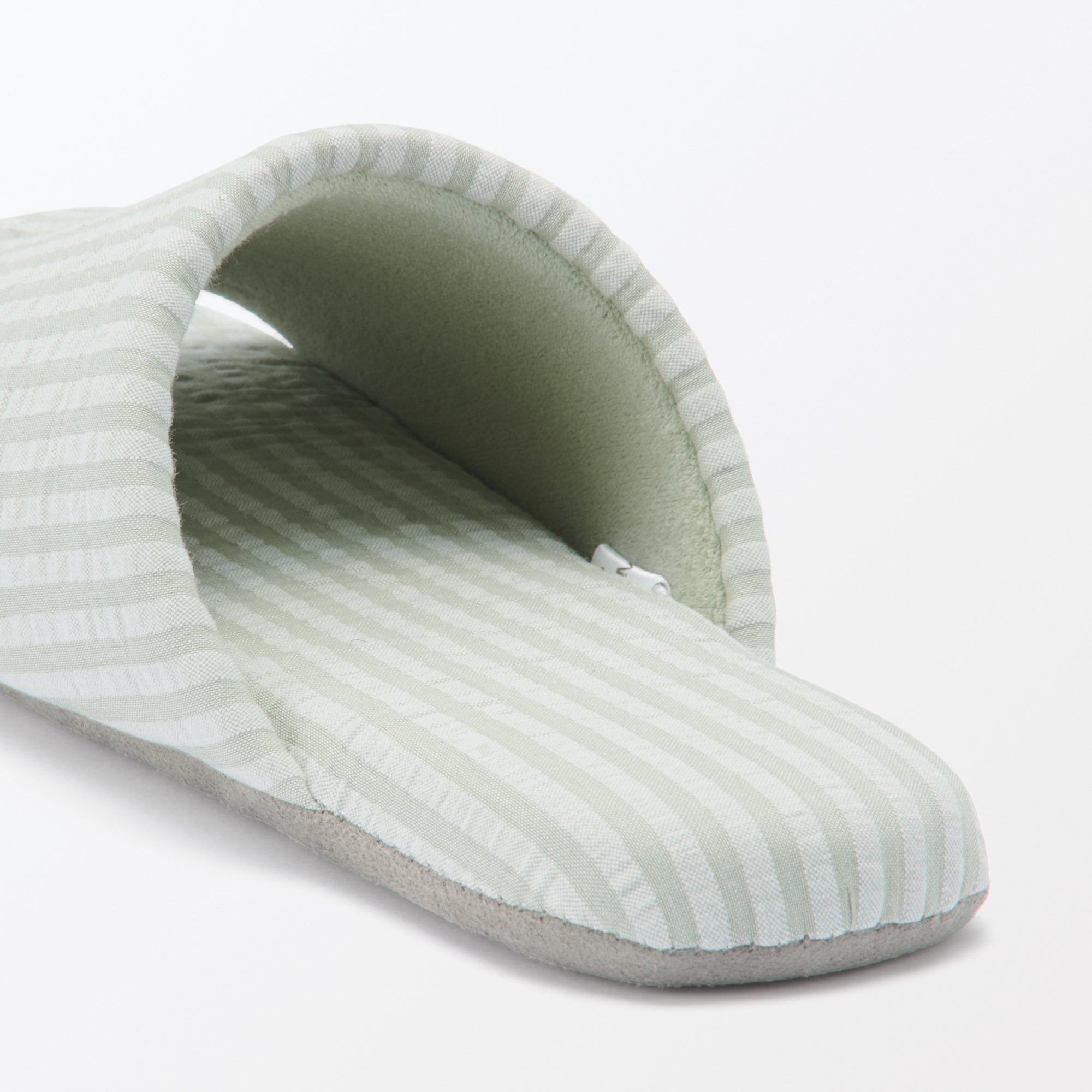 Cotton Seersucker Soft Slippers