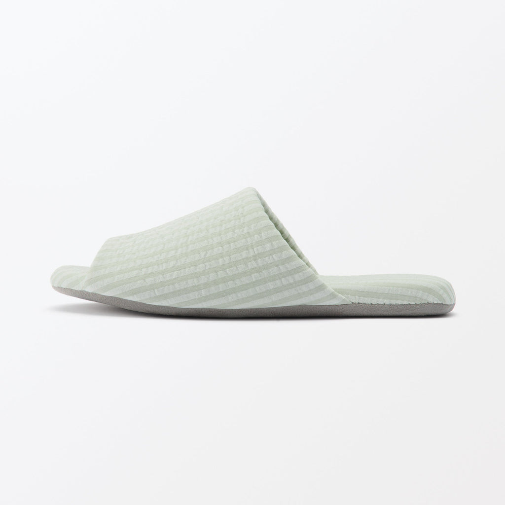 Cotton Seersucker Soft Slippers
