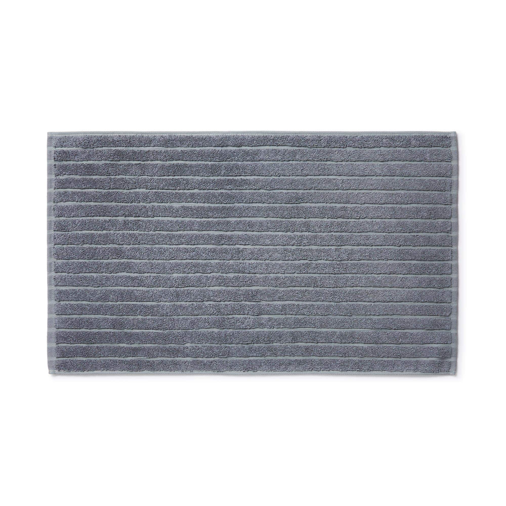 Cotton Linen Bath Mat W17.7 x L27.6